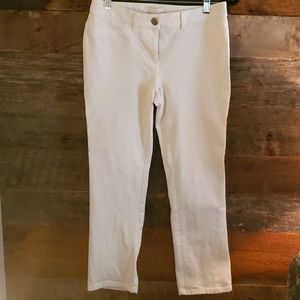 Chico's White Ankle Jeans